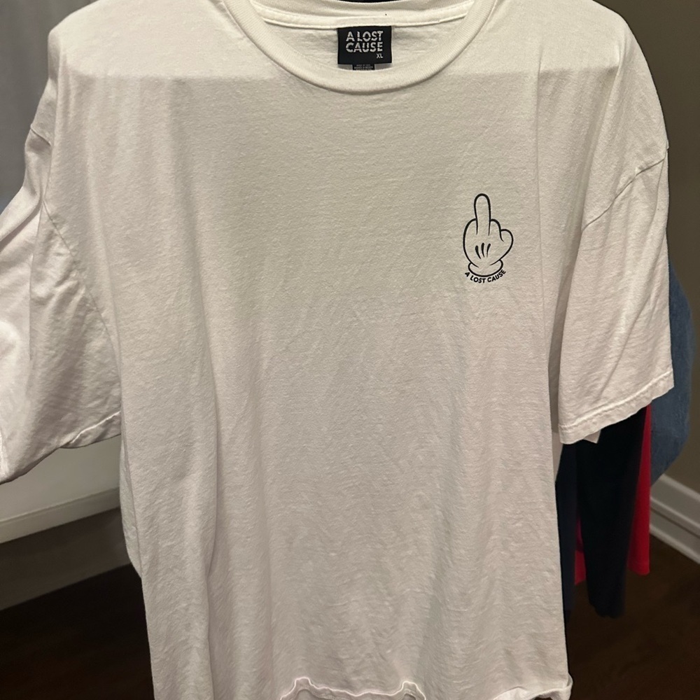 A Lost Cause White Graphic Tee